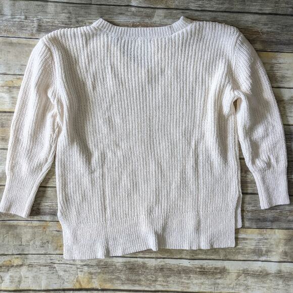 SO Cream Chenille Chunky Sweater sz XL New - Picture 2 of 5
